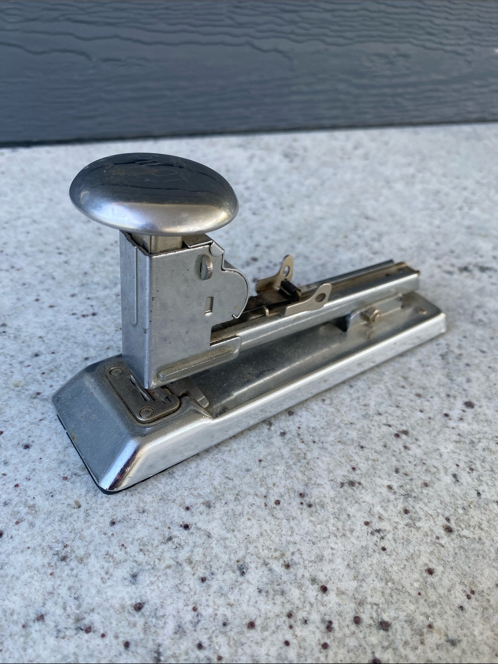 Metal Desk Stapler in Silver - Classic Office Stapler